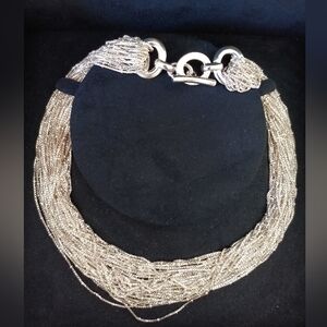 Elegant Links of London Sterling Silver Multi-Strand Necklace